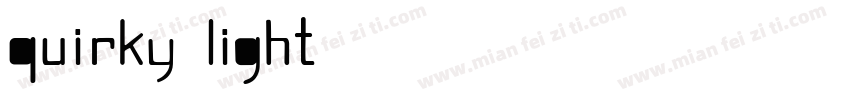 Quirky Light字体转换